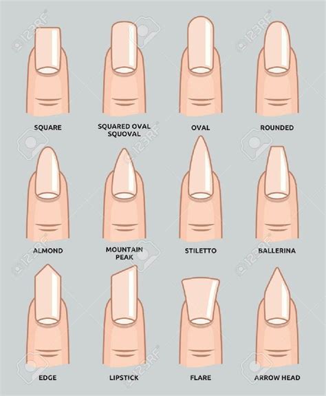 Famous All Nail Shapes Names 2022 - fsabd42