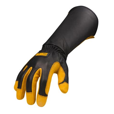 DEWALT Medium Premium Leather Welding Gloves (1-Pair)-DXMF04051MD - The Home Depot