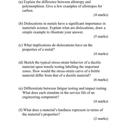 [Solved]: (a) Explain the difference between allotropy and