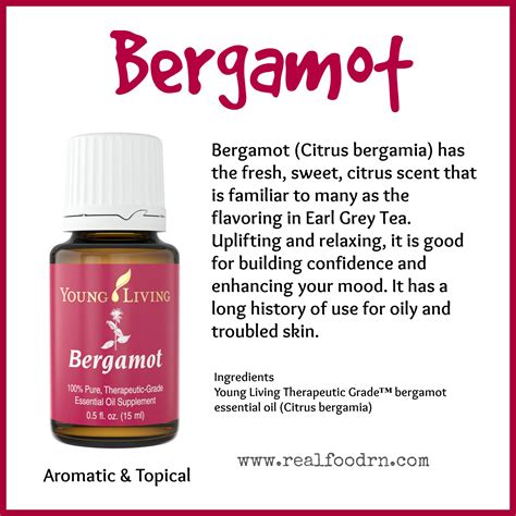 Bergamot Essential Oil | Real Food RN