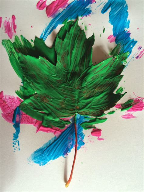 Mini Monets and Mommies: Fall Leaf Abstract Art for Kids