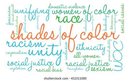 Shades Color Word Cloud On White Stock Vector (Royalty Free) 452311000 | Shutterstock