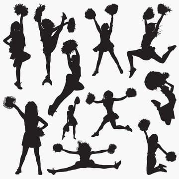 Boy Cheerleader Silhouette PNG And Vector Images Free Download - Pngtree