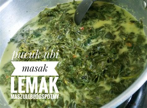 PUCUK UBI MASAK LEMAK