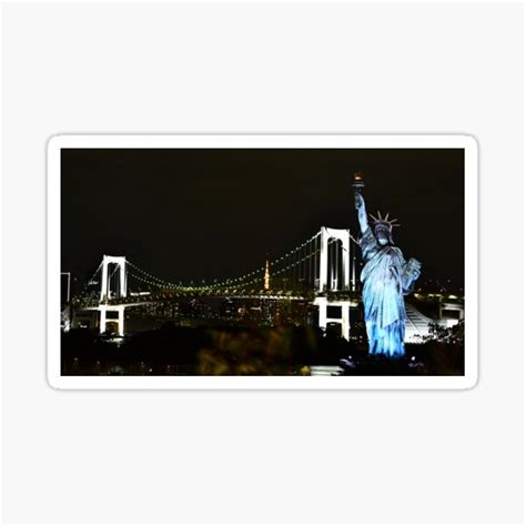 "Odaiba Night View photo" Sticker by starry-land | Redbubble