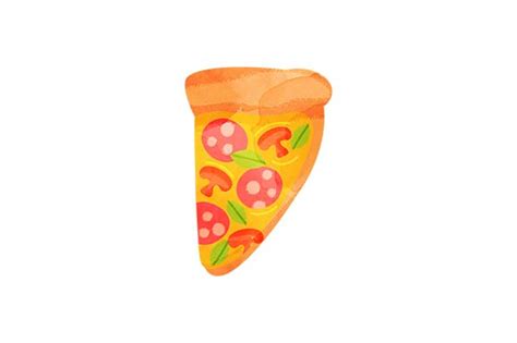 Pizza Slice - Watercolor SVG Cut file by Creative Fabrica Crafts ...