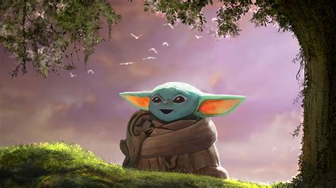 2560x1440 Baby Yoda Fanart 4k 1440P Resolution ,HD 4k Wallpapers,Images,Backgrounds,Photos and ...