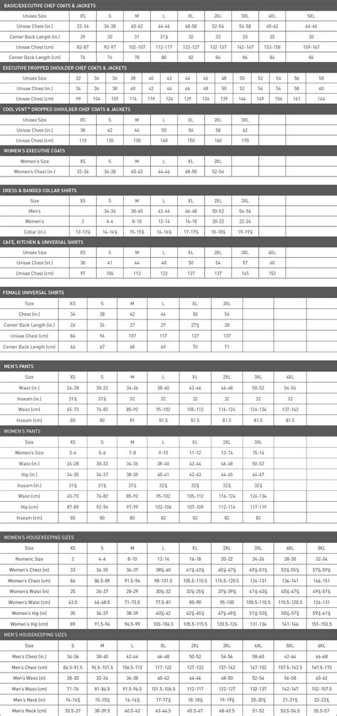 Nothing found for Uniforms About Customer Service Sizing Chart