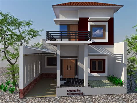 50 Model Desain Rumah Minimalis 2 Lantai - Desainrumahnya.com