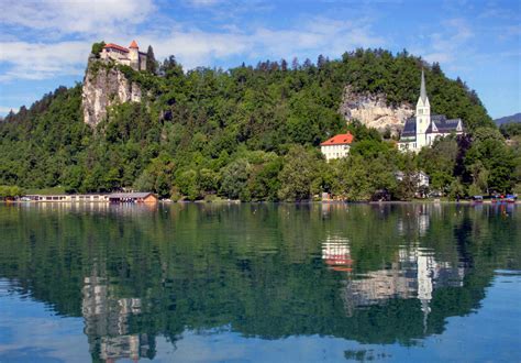 Bled Castle is perched high above Lake Bled - Visit Slovenia