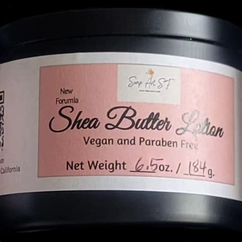 Lotion, Shea Butter - California Shop Small