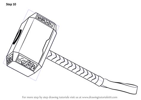 Hammer Drawing, Thor Drawing, Batman Art Drawing, Thor Hammer Tattoo ...