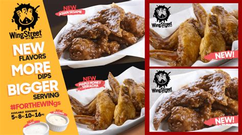 Put the ‘W’ in wings with new flavors and dips from WingStreet by Pizza ...