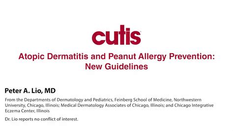 Atopic Dermatitis and Peanut Allergy Prevention: New Guidelines | MDedge Dermatology