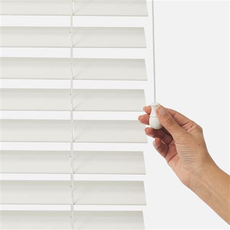 2" Premier Cordless Faux Wood Blinds | SelectBlinds.com