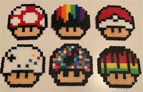 Minecraft Pixel Art Mario Mushroom