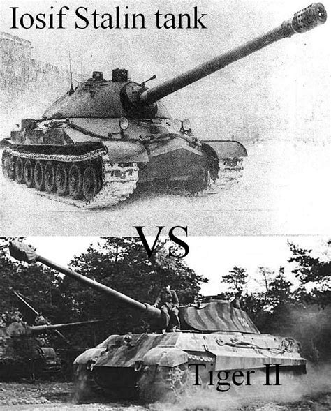 Tiger II vs Iosif Stalin tank by 33k7 on DeviantArt