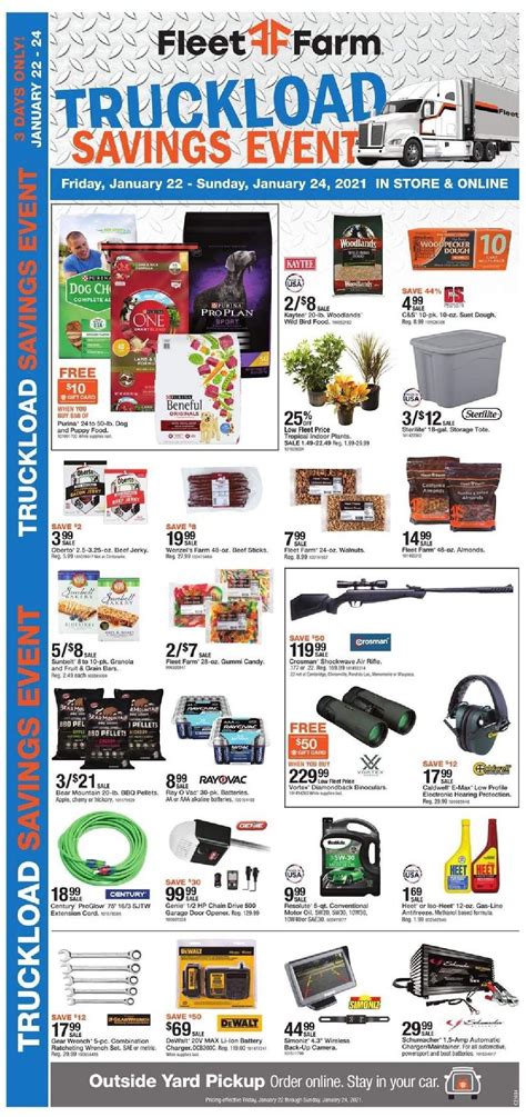 Fleet Farm Weekly Ad Flyer January 22 to January 24