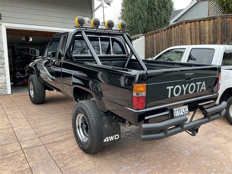 Lifted 1985 Toyota Pickup 4x4 Looks Like Marty McFly's Truck, Bidding ...