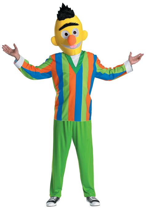 Bert Adult Sesame Street Costume - Mr. Costumes