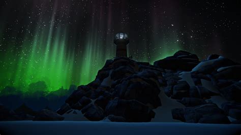 Desolation Point Lighthouse during the northern lights : r/thelongdark