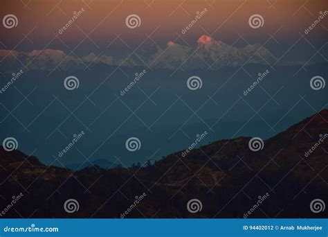 Mount Everest Sunrise stock photo. Image of nature, everest - 94402012