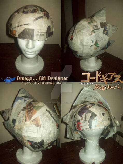 Lelouch Helmet Progress Preview 4 by designeromega on DeviantArt