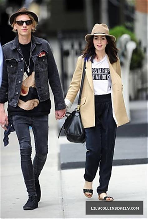 Lily out with her boyfriend Jamie (8th May 2013) - Lily Collins Photo (34467360) - Fanpop