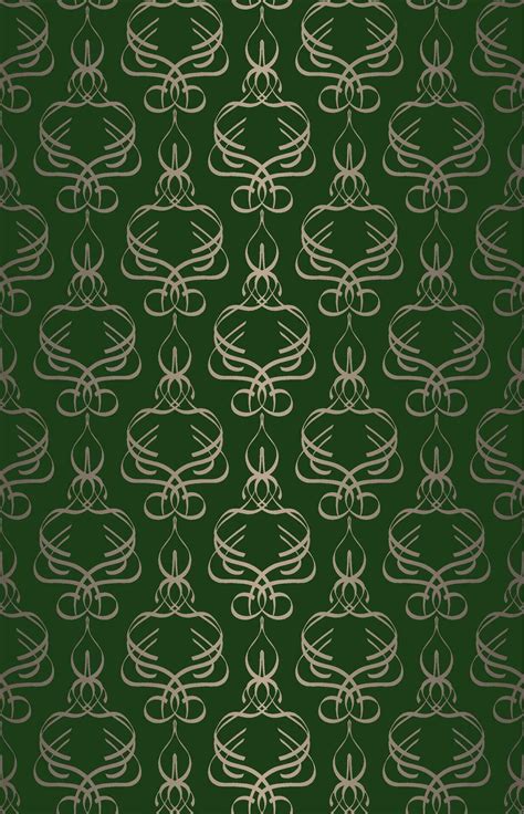 Vintage old pattern. Vintage wallpaper in baroque style. Seamless vector background. Linear ...