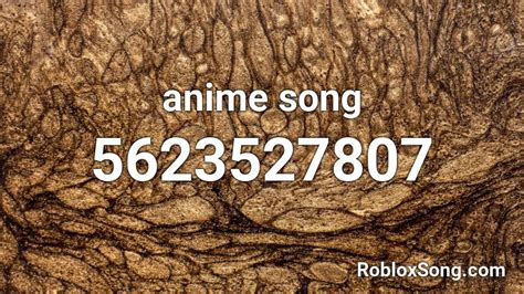 anime song Roblox ID - Roblox music codes