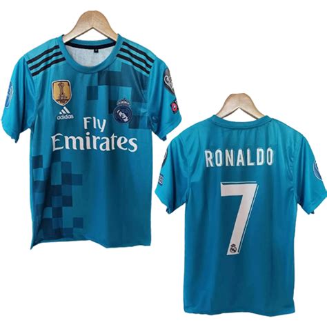 Real madrid 2017-18 C.Ronaldo Half sleeve Retro Jersey | Retro ...