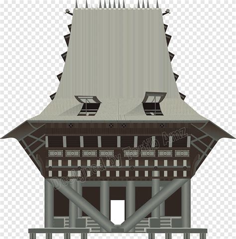 Rumah Adat Indonesia Vector - IMAGESEE