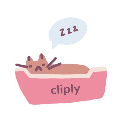 🐈 Sleeping Cat - Royalty-Free GIF - Animated Sticker - Free PNG ...