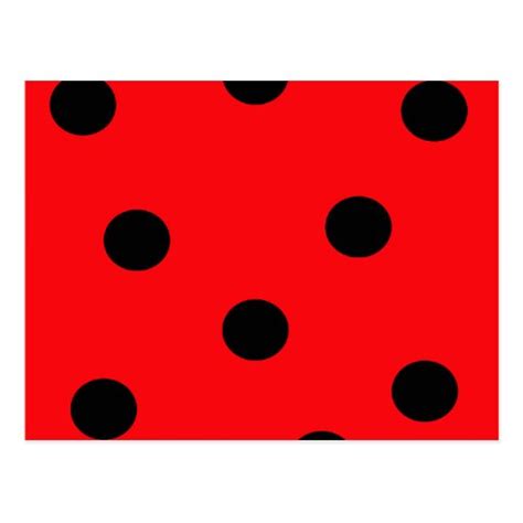 Ladybug Spots Postcard | Zazzle