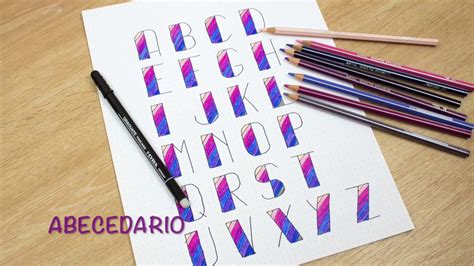 Lettering Fácil Abecedario ~ Tipografia Mayusculas | Istrisist