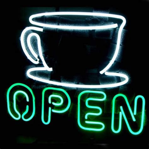 Coffee Shop Open Sign Neon Sign ️ NeonSignsUS.com®