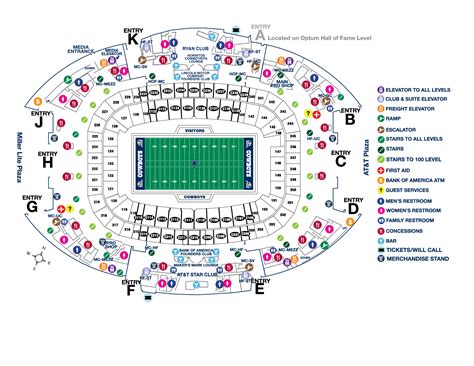 Dallas Cowboys Stadium Seating Chart | Cabinets Matttroy