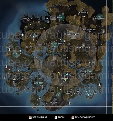 Map Overview of Storm Point (credit: autisticgaming420) : r/ApexUncovered