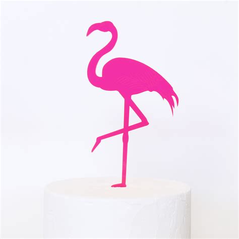 Flamingo Cake Topper | SANDRA DILLON DESIGN