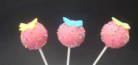 popits cake pops: butterfly cake pops