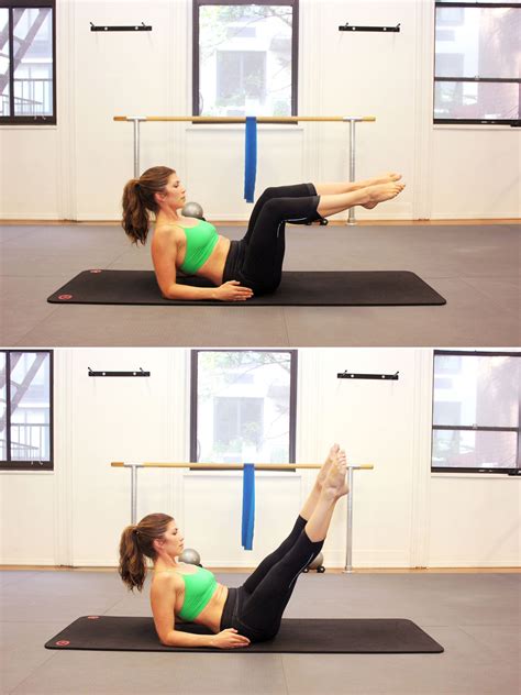 Pilates Workout Moves: Flat Abs Workout - Glamour