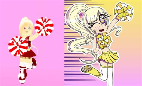 I recreated my cheerleader OC as a Royale High character : RoyaleHigh_Roblox