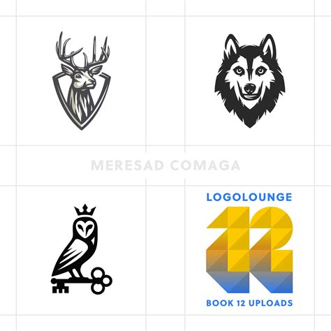 Love these animal logos by Meresad Comaga #Animals #Logos #LogoDesigner ...