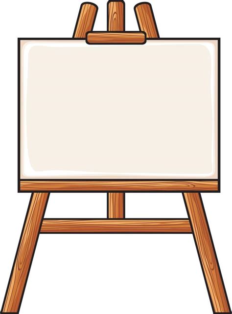 Easel for Painting 3190143 Vector Art at Vecteezy