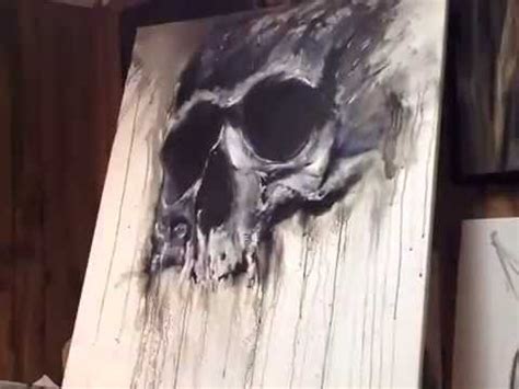 Abstract Skull Painting - Beginner Painting