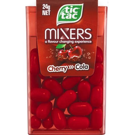 Tic Tac Mixers Cherry Cola 24g | Woolworths