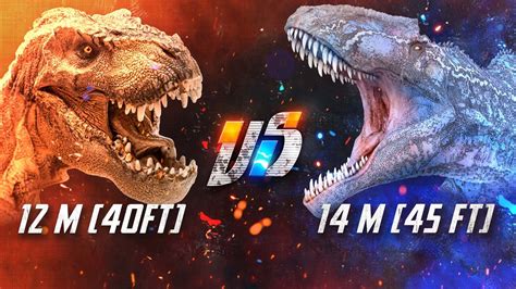 T. Rex VS Giganotosaurus - YouTube