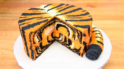 How to Make a Tiger Cake | Recipe book