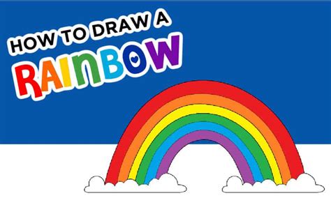 How to Draw a Rainbow - Made with HAPPY