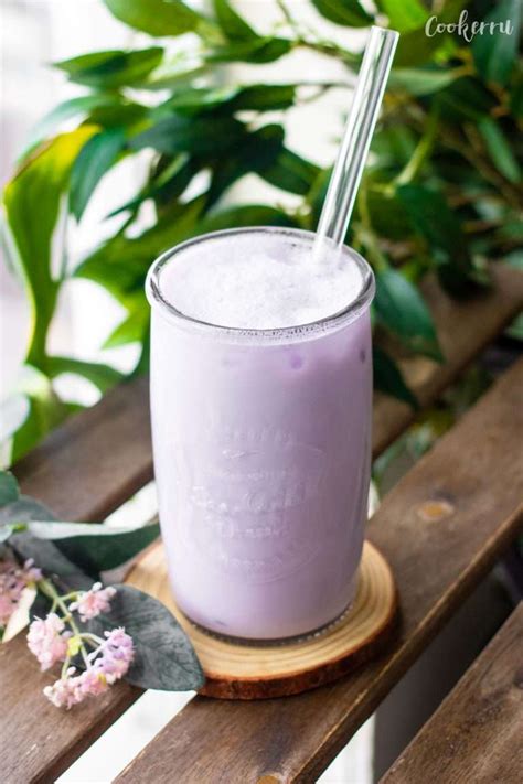 4-Ingredient Taro Milk Tea | Cookerru